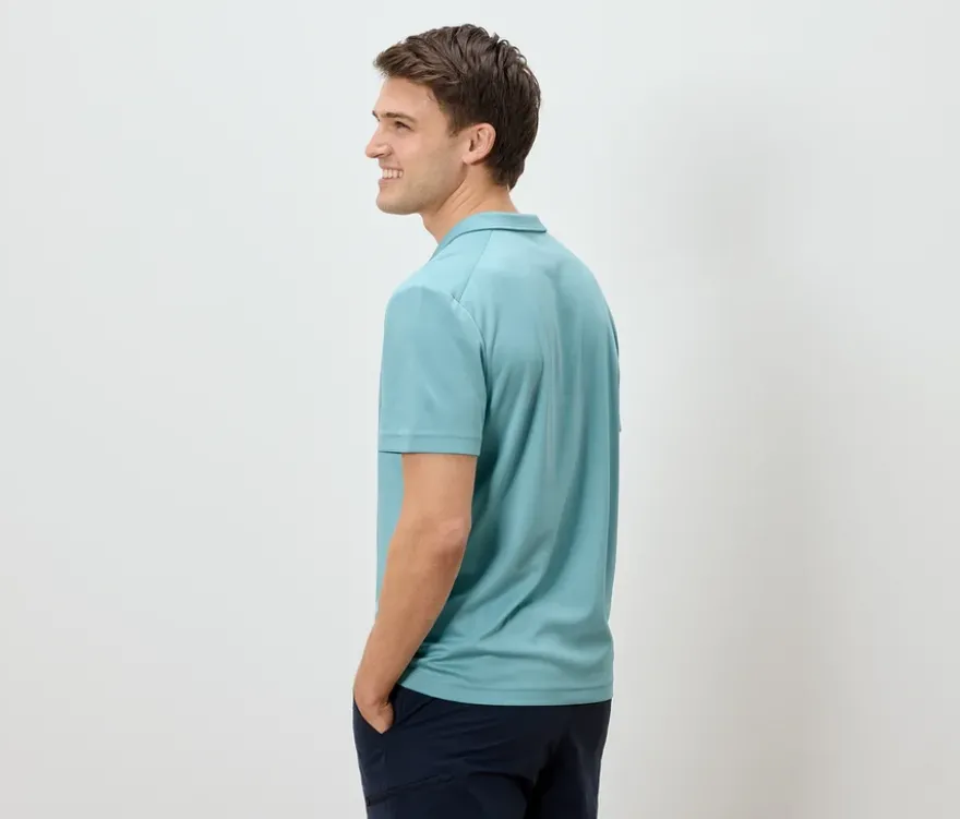 Funktions-Poloshirt, türkis