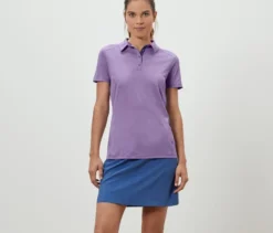 Funktions-Poloshirt, violett