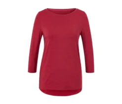 Funktionsshirt, 3/4-Arm, rot