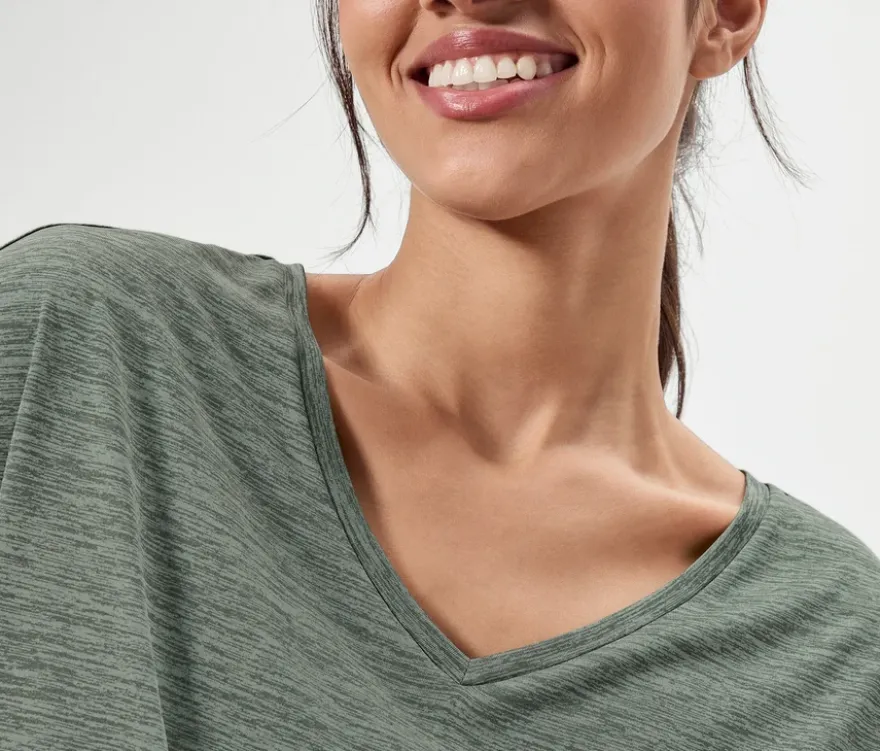 Funktionsshirt, khaki