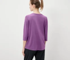 Funktionsshirt mit 3/4-Ärmel, lavendel