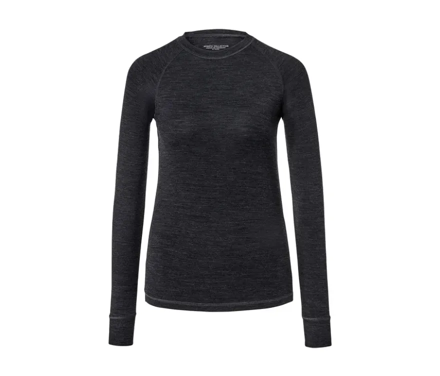 Funktionsshirt mit Wolle