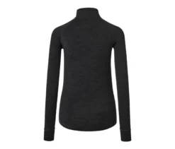 Funktionsshirt mit Wolle, anthrazit