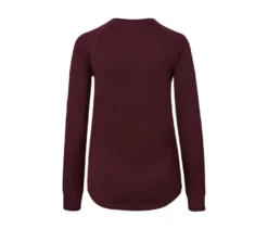 Funktionsshirt mit Wolle, rot