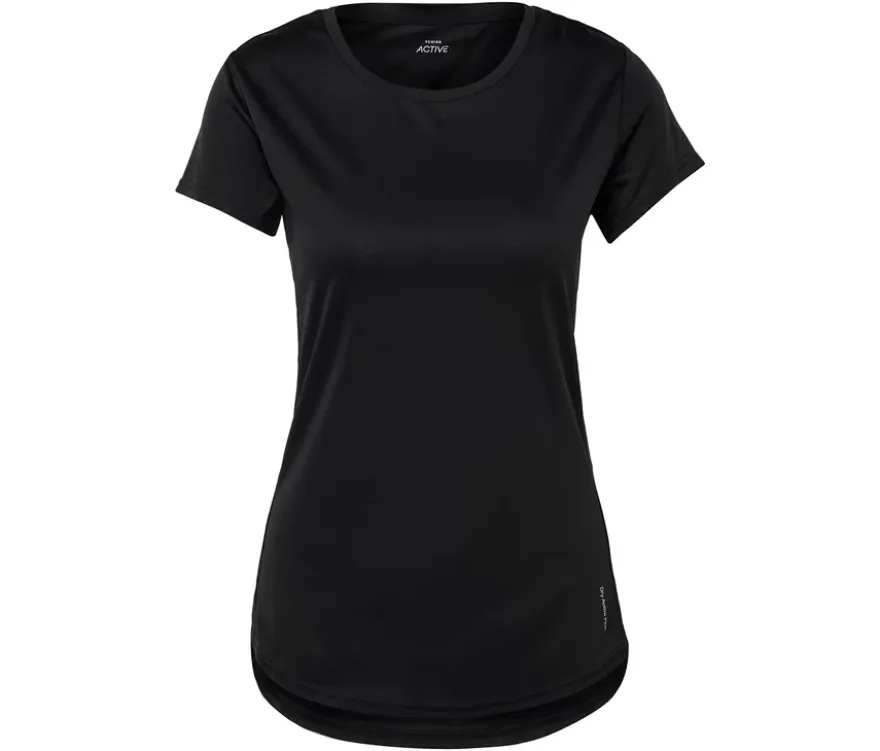 2 Funktionsshirts, schwarz/offwhite