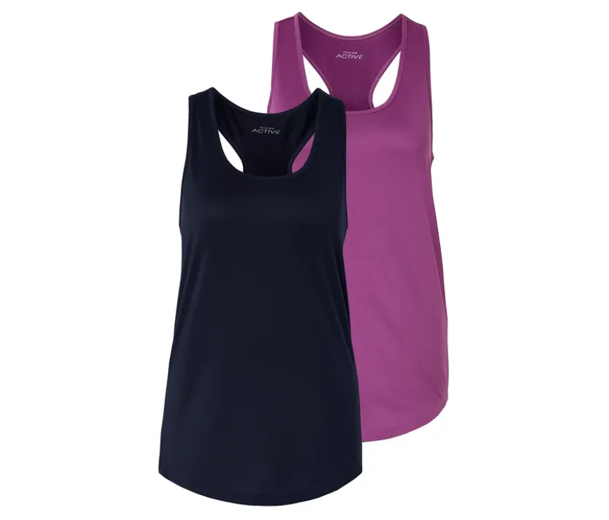 2 Funktionstops, violett und blau