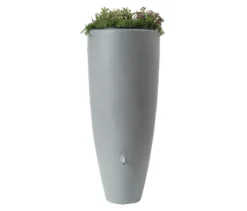 Garantia 2-in-1-Regentonne-Komplett-Set, ca. 300 l, grau