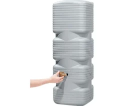 Garantia Quadro-Wandtank-Set, ca. 170 l, betongrau