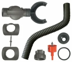 GARANTIA Triagon 2-in-1-Regenspeicher-Set, 230 l, graphitgrau