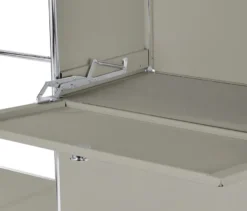Garderobe Metall »CN3« mit 2 Klappenfächern und 2 Schubladen, hellgrau