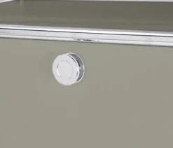 Garderobe Metall »CN3« mit 2 Klappenfächern und 2 Schubladen, hellgrau