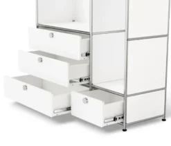Garderobe Metall »CN3« mit 2 Kleiderstangen und 4 Schubladen