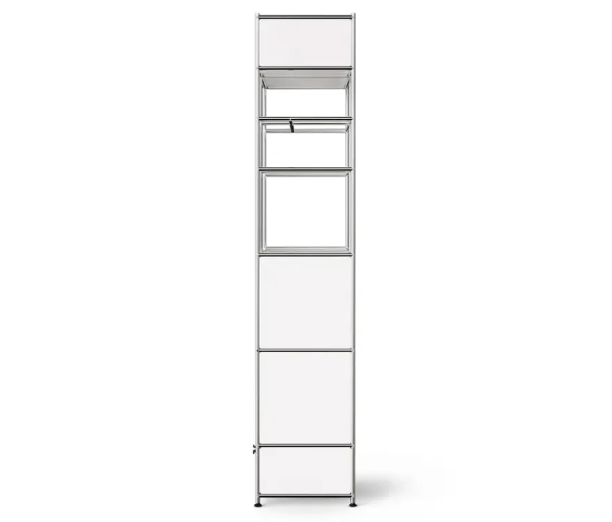 Garderobe Metall »CN3« mit 2 Kleiderstangen und 4 Schubladen
