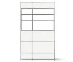 Garderobe Metall »CN3« mit 2 Kleiderstangen und 4 Schubladen