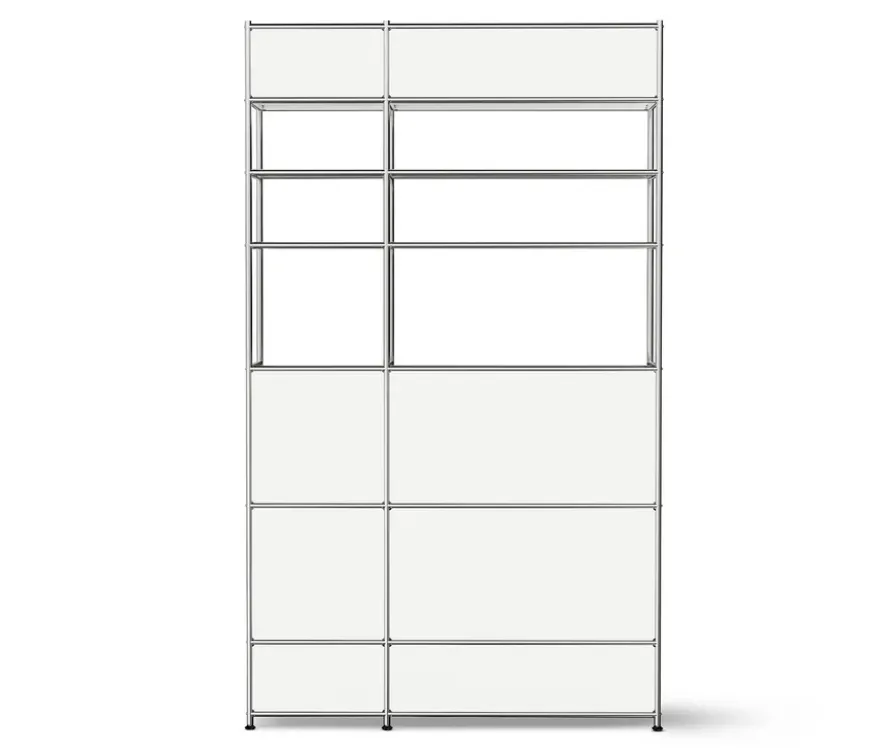 Garderobe Metall »CN3« mit 2 Kleiderstangen und 4 Schubladen