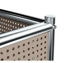 Garderobe Metall »CN3 Slim Line« mit 2 Klappenfächern, taupe