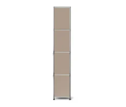 Garderobe Metall »CN3 Slim Line« mit 2 Klappenfächern, taupe