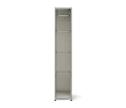 Garderobe Metall »CN3 Slim Line« mit 2 Klappenfächern, hellgrau