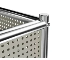 Garderobe Metall »CN3 Slim Line« mit 2 Klappenfächern, hellgrau