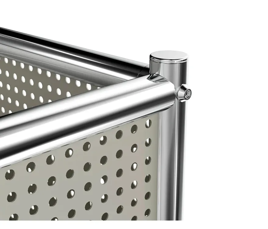 Garderobe Metall »CN3 Slim Line« mit 2 Klappenfächern, hellgrau