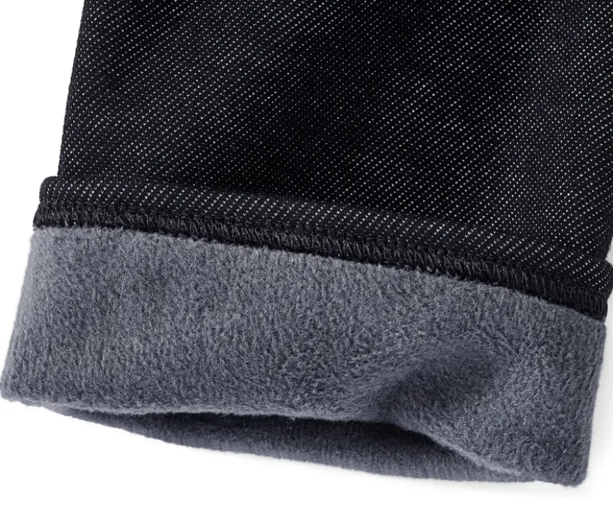 Gefütterte Leggings in Jeansoptik