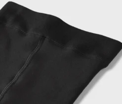 Gefütterte Leggings, schwarz