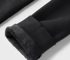Gefütterte Leggings, schwarz