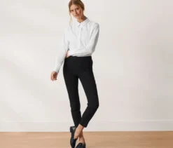 Gepunktete Stretchhose