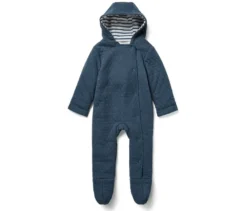 Gesteppter Baby-Jersey-Overall