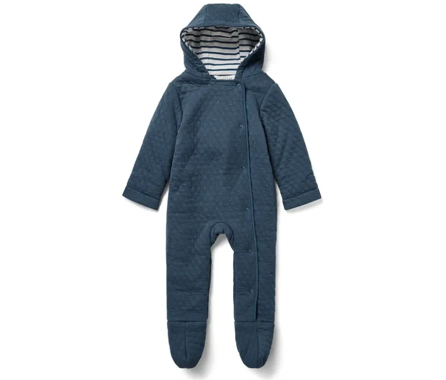 Gesteppter Baby-Jersey-Overall
