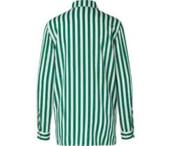 Gestreifte Bluse, grün