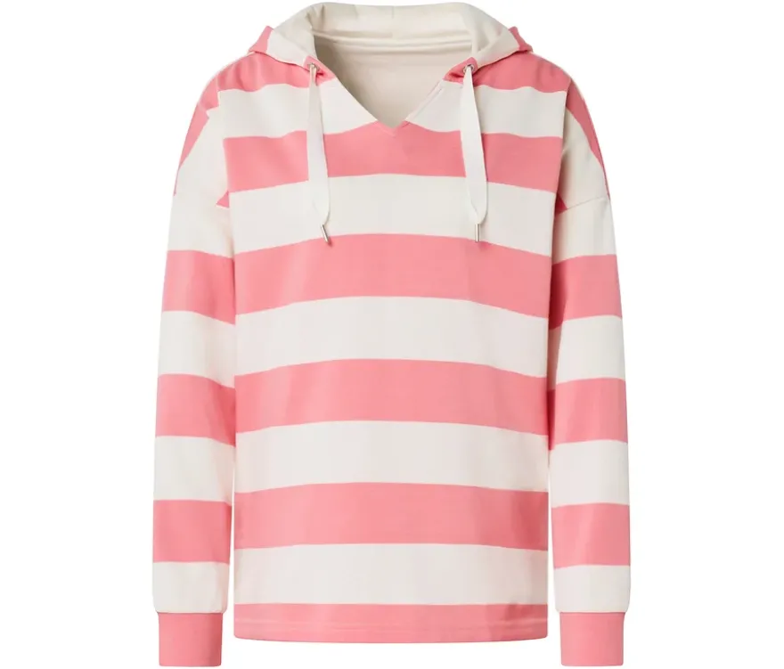 Gestreifter Hoodie