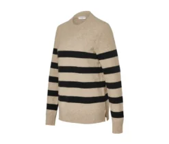 Gestreifter Strickpullover