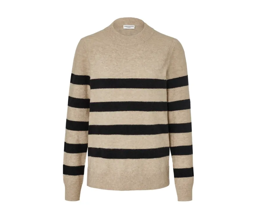 Gestreifter Strickpullover