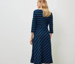 Gestreiftes Jerseykleid