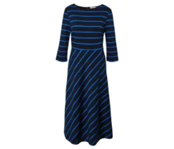 Gestreiftes Jerseykleid