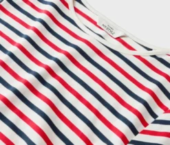 Gestreiftes Langarmshirt