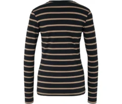 Gestreiftes Langarmshirt