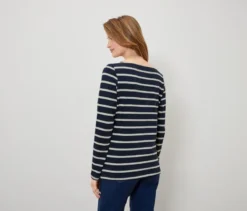 Gestreiftes Langarmshirt