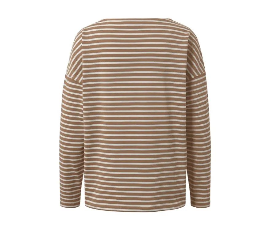 Gestreiftes Langarmshirt