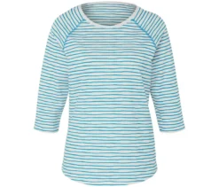 Gestreiftes Shirt mit 3/4-Arm