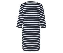 Gestreiftes Sweatkleid