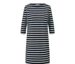 Gestreiftes Sweatkleid