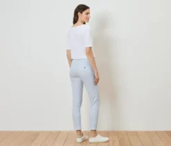 Gestreifte Stretchhose