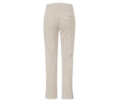 Gestreifte Stretch-Twill-Hose