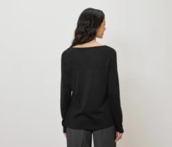 Glitzerndes Blusenshirt, schwarz