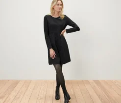 Glitzerndes Jacquard-Kleid