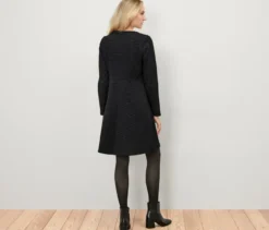 Glitzerndes Jacquard-Kleid