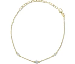 585 Gold Armband, 21 Brillanten