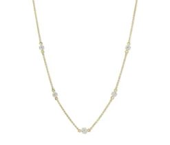 585 Gold Collier, 35 Diamanten